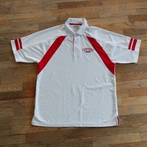 Vintage Y2K Lee Sport St Louis Cardinals Baseball Mens Large Collar Polo Shirt